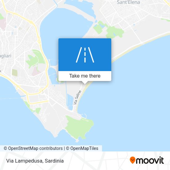 Via Lampedusa map