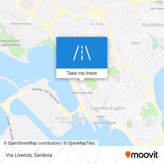 Via Livenza map