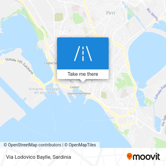 Via Lodovico Baylle map