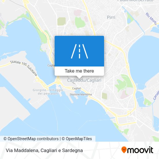 Via Maddalena map