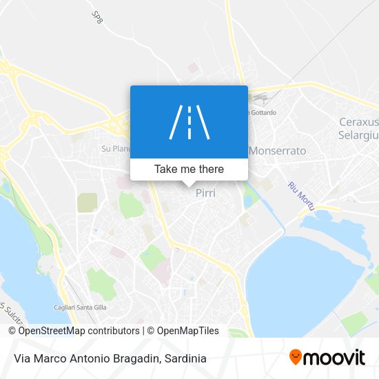 Via Marco Antonio Bragadin map