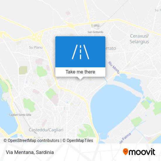 Via Mentana map