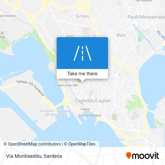 Via Montixeddu map
