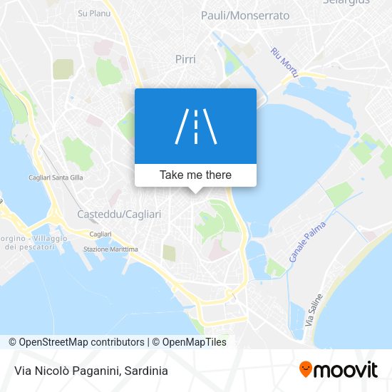 Via Nicolò Paganini map