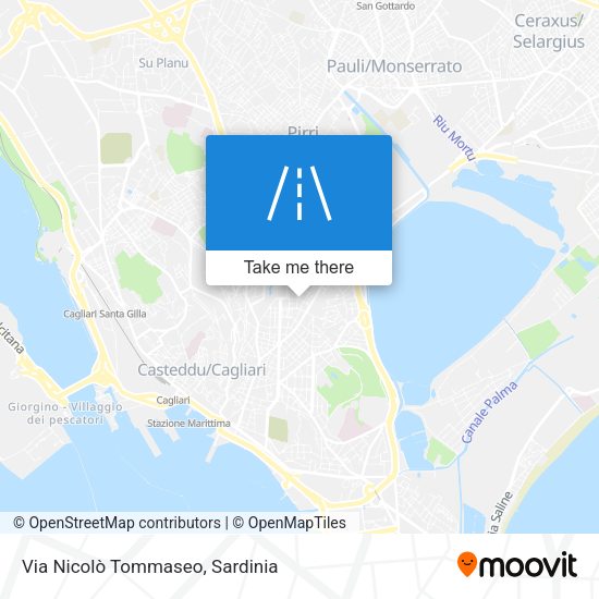 Via Nicolò Tommaseo map