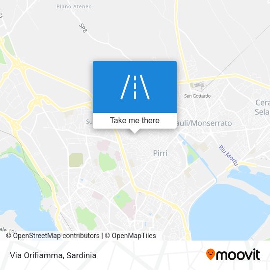Via Orifiamma map