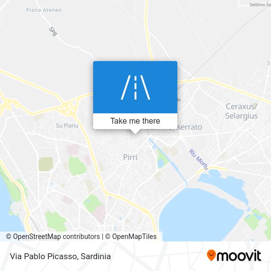 Via Pablo Picasso map