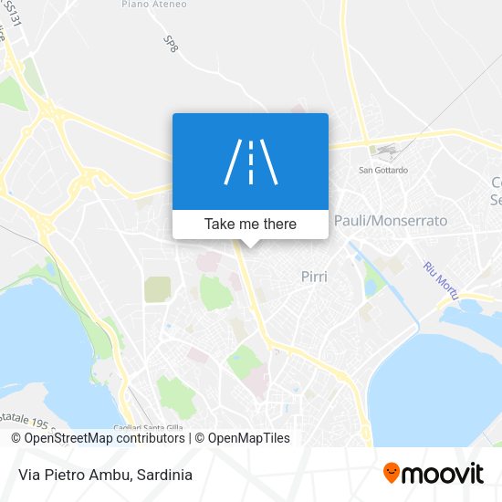 Via Pietro Ambu map