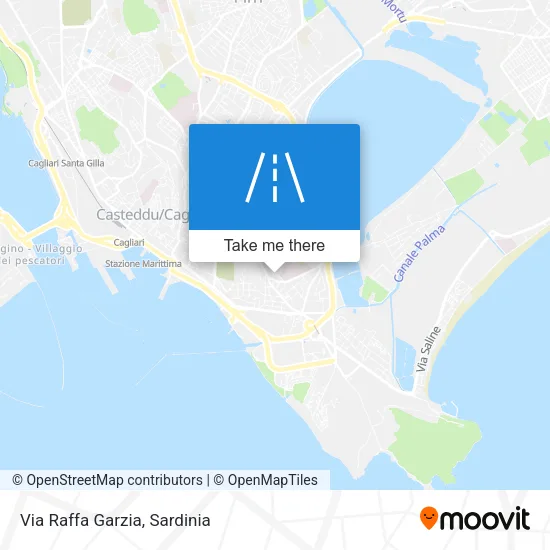 Via Raffa Garzia map