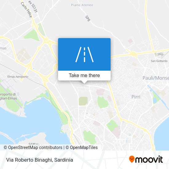Via Roberto Binaghi map