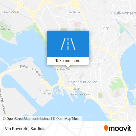 Via Rovereto map