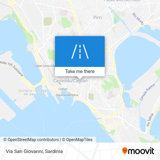 Via San Giovanni map