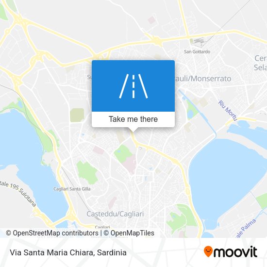 Via Santa Maria Chiara map