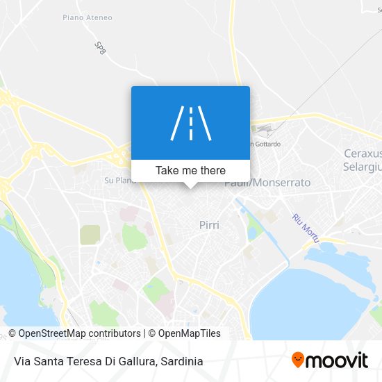 Via Santa Teresa Di Gallura map