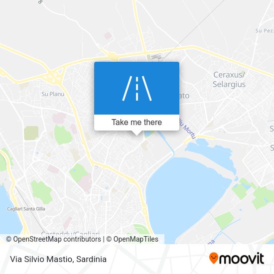 Via Silvio Mastio map