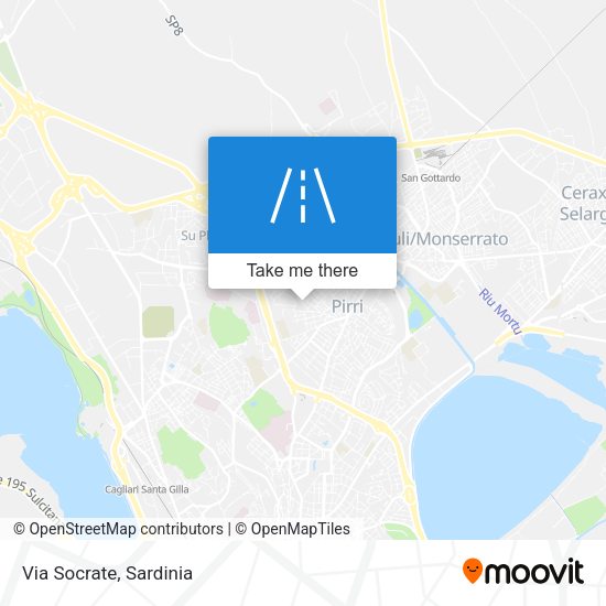 Via Socrate map