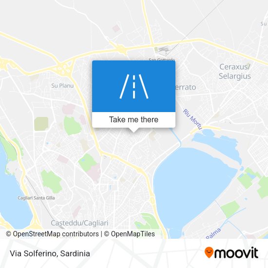 Via Solferino map