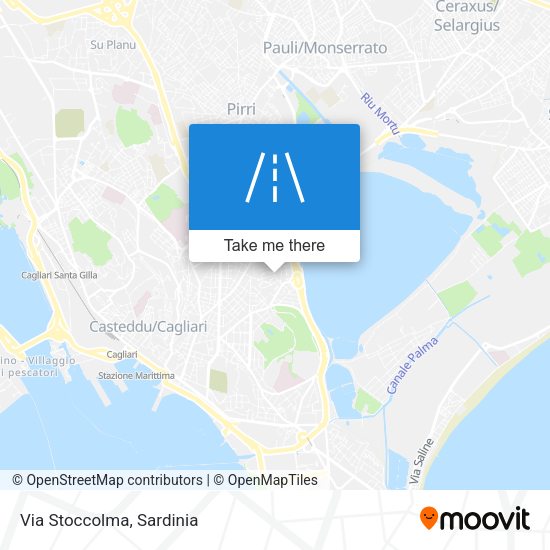 Via Stoccolma map