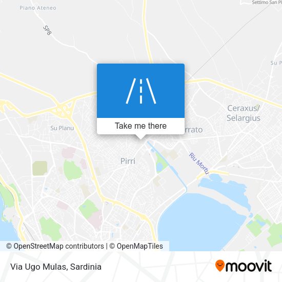 Via Ugo Mulas map