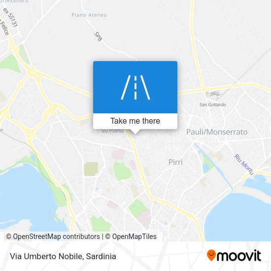 Via Umberto Nobile map