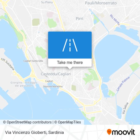 Via Vincenzo Gioberti map