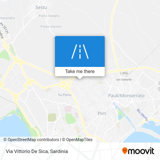 Via Vittorio De Sica map