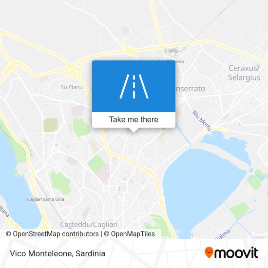 Vico Monteleone map