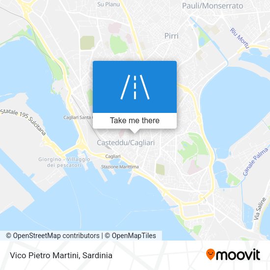 Vico Pietro Martini map