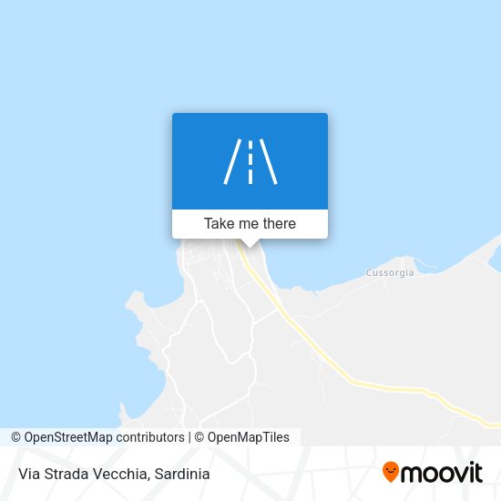 Via Strada Vecchia map