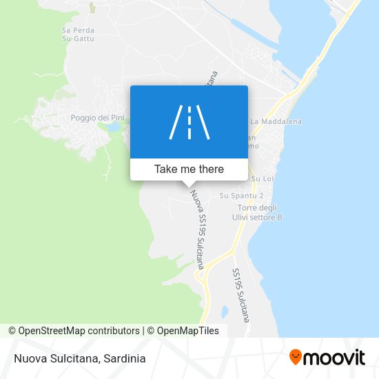 Nuova Sulcitana map