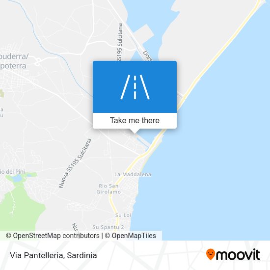Via Pantelleria map