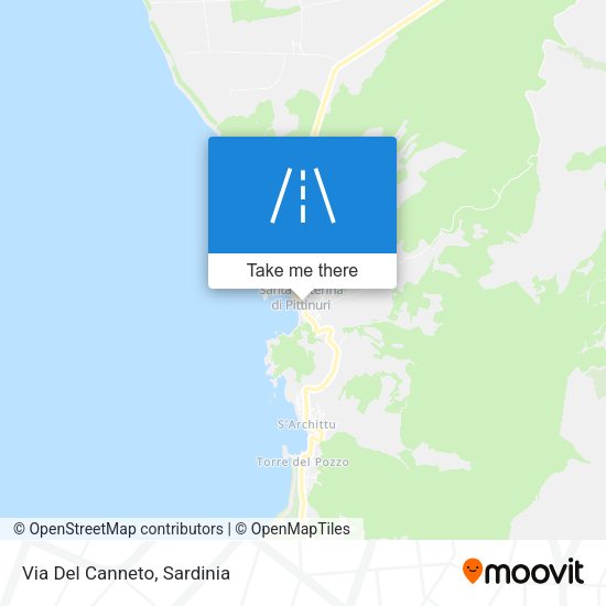 Via Del Canneto map