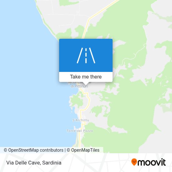 Via Delle Cave map