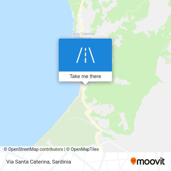 Via Santa Caterina map