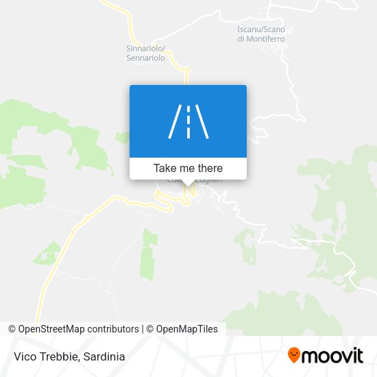 Vico Trebbie map