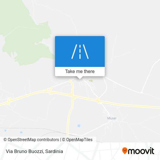 Via Bruno Buozzi map