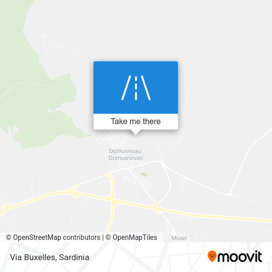 Via Buxelles map