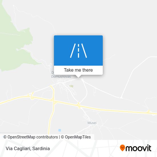Via Cagliari map