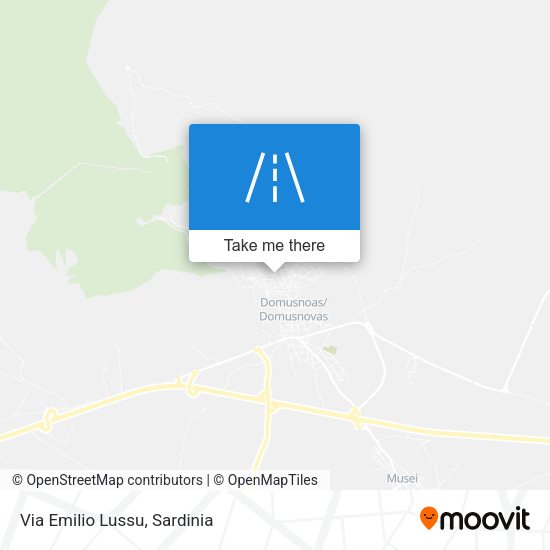 Via Emilio Lussu map