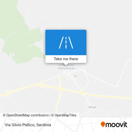 Via Silvio Pellico map