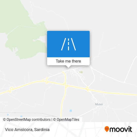 Vico Amsicora map