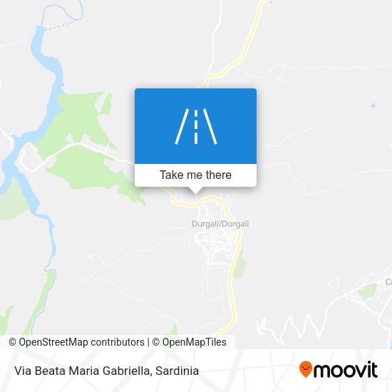 Via Beata Maria Gabriella map