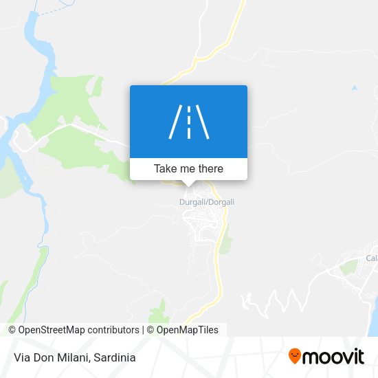 Via Don Milani map