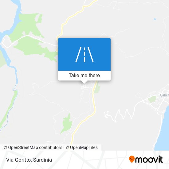 Via Goritto map