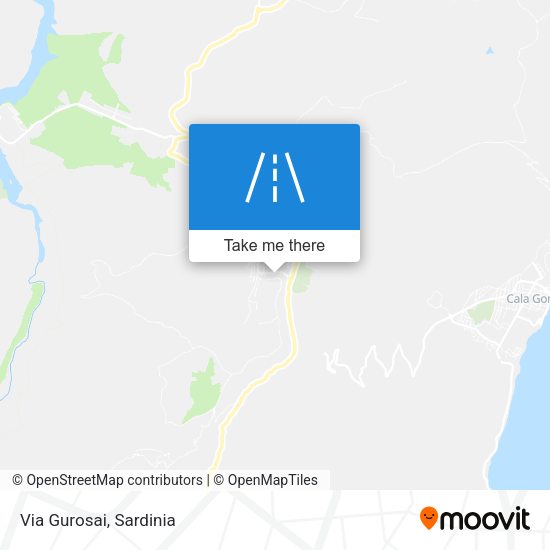 Via Gurosai map