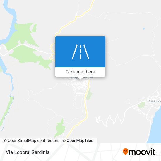 Via Lepora map