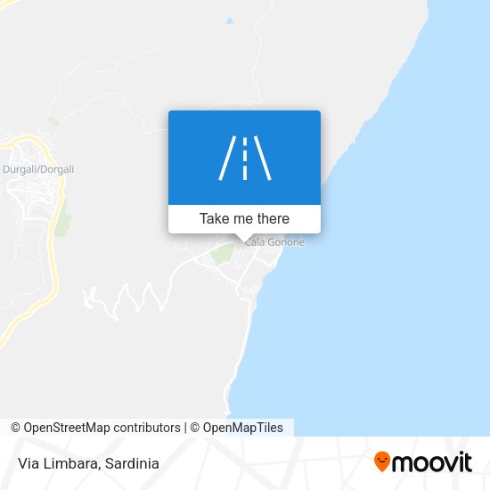 Via Limbara map