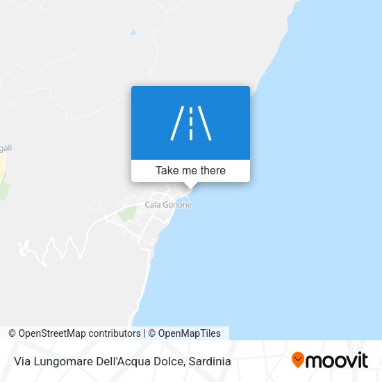 Via Lungomare Dell'Acqua Dolce map