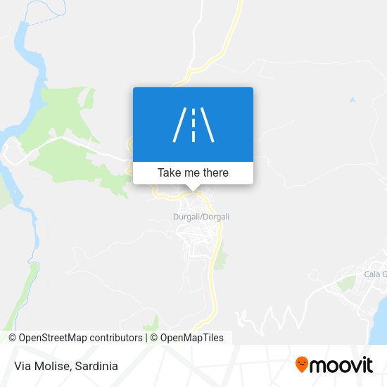 Via Molise map