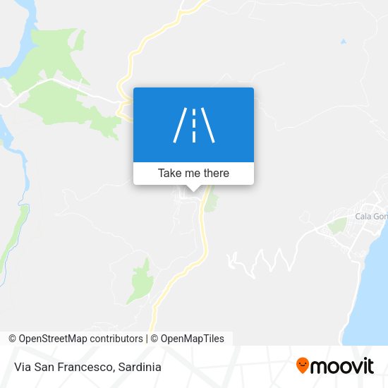 Via San Francesco map